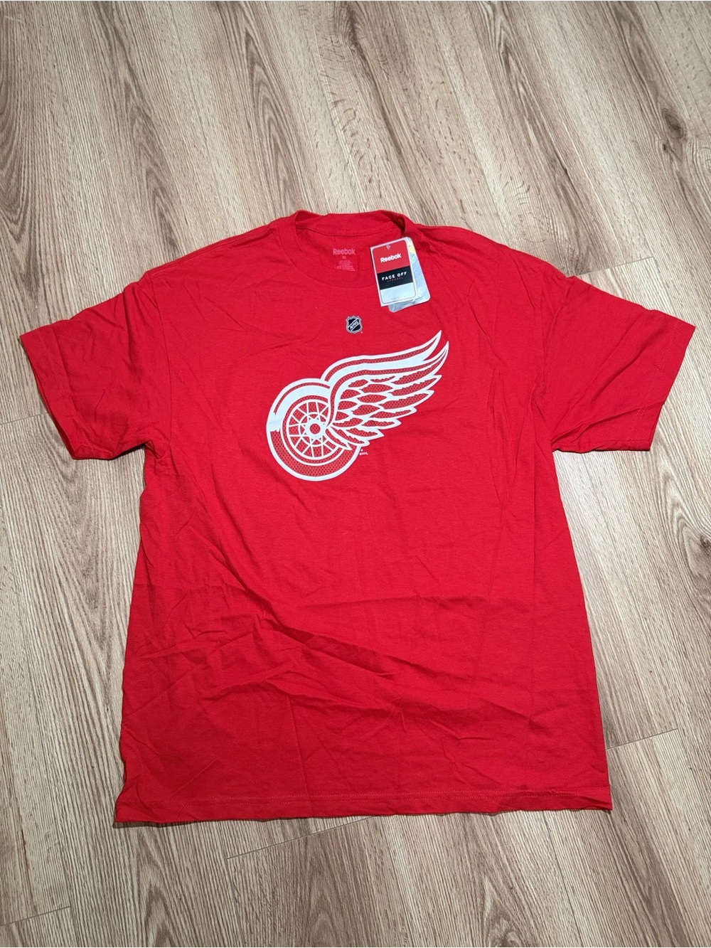 REEBOK Detroit Red Wings Pavel Datsyuk 13 T-Shirt Red NHL Mens XL NWT